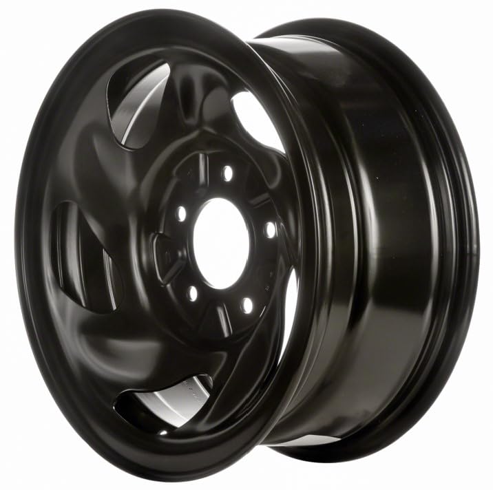 16" 16x7" Reconditioned Black Steel Wheel Rim D987