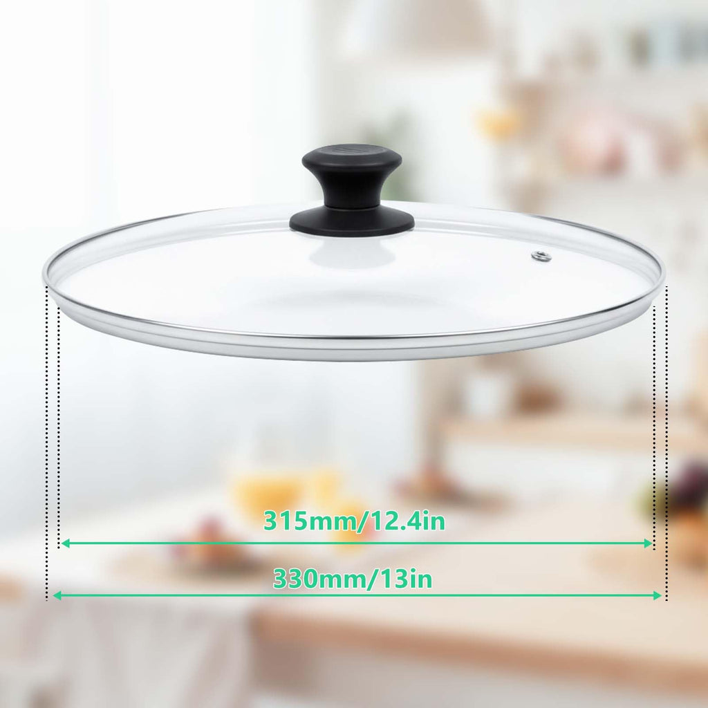 13 Inch Tempered Glass Lid O848816