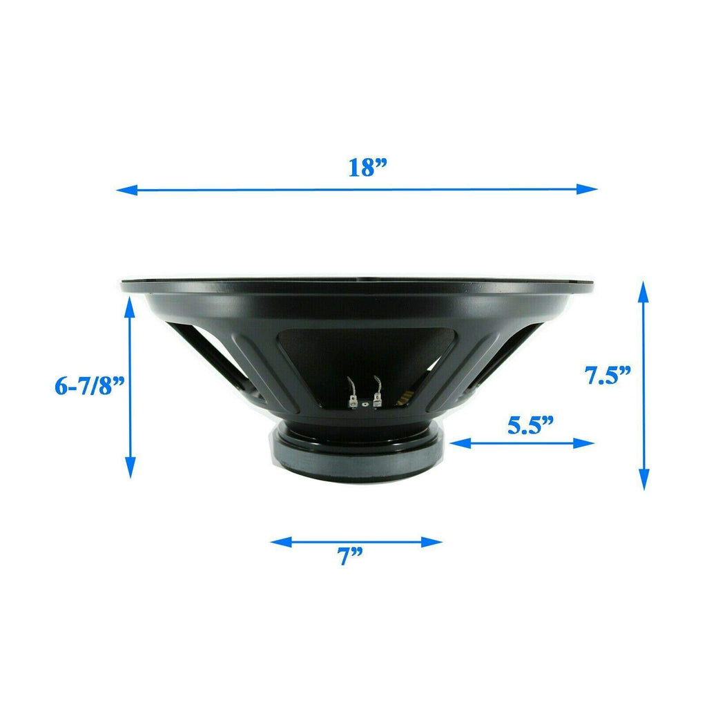 18-Inch Car Audio Subwoofer Speaker, 1800W Max Power, 8 Ohm S409