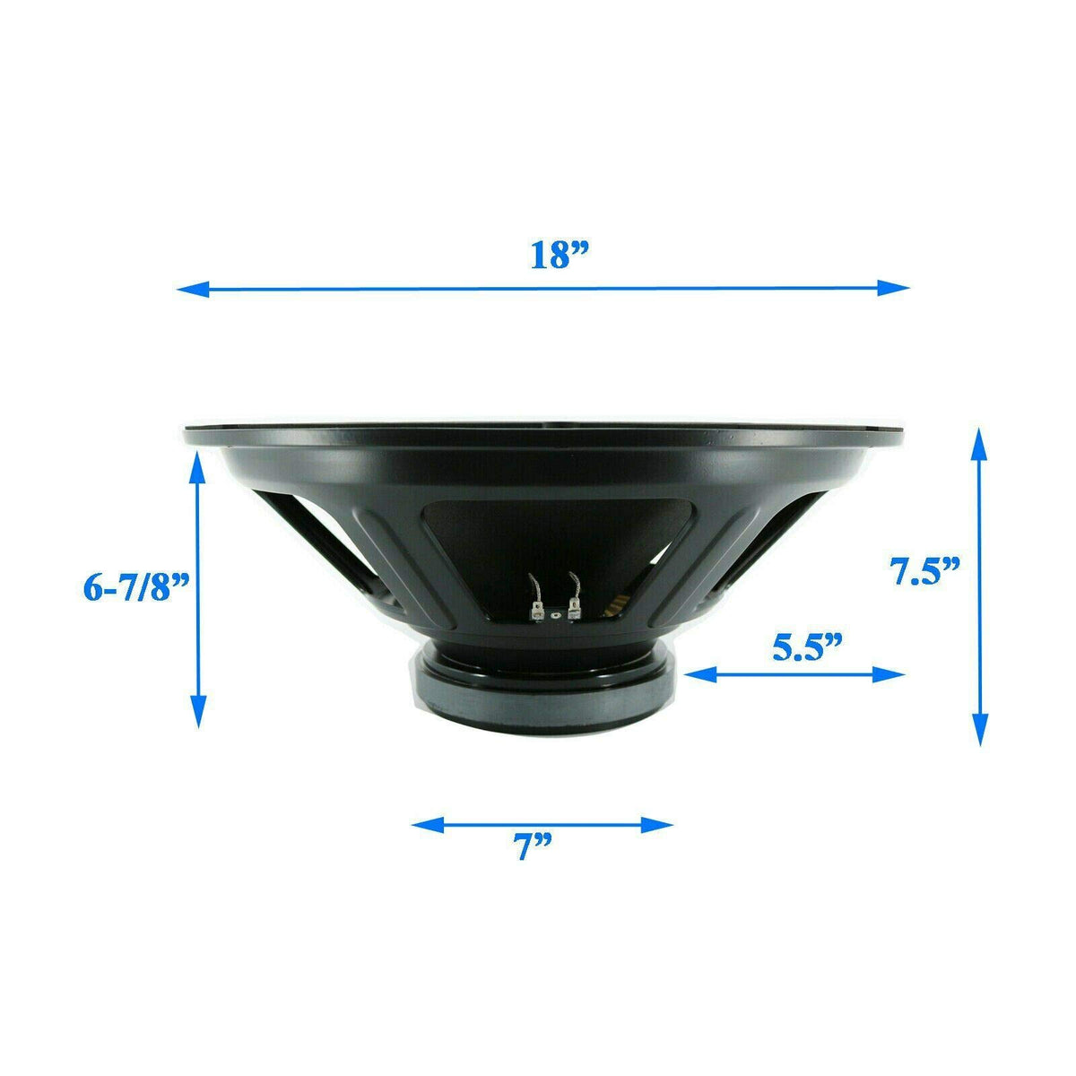 18-Inch Car Audio Subwoofer Speaker, 1800W Max Power, 8 Ohm S409