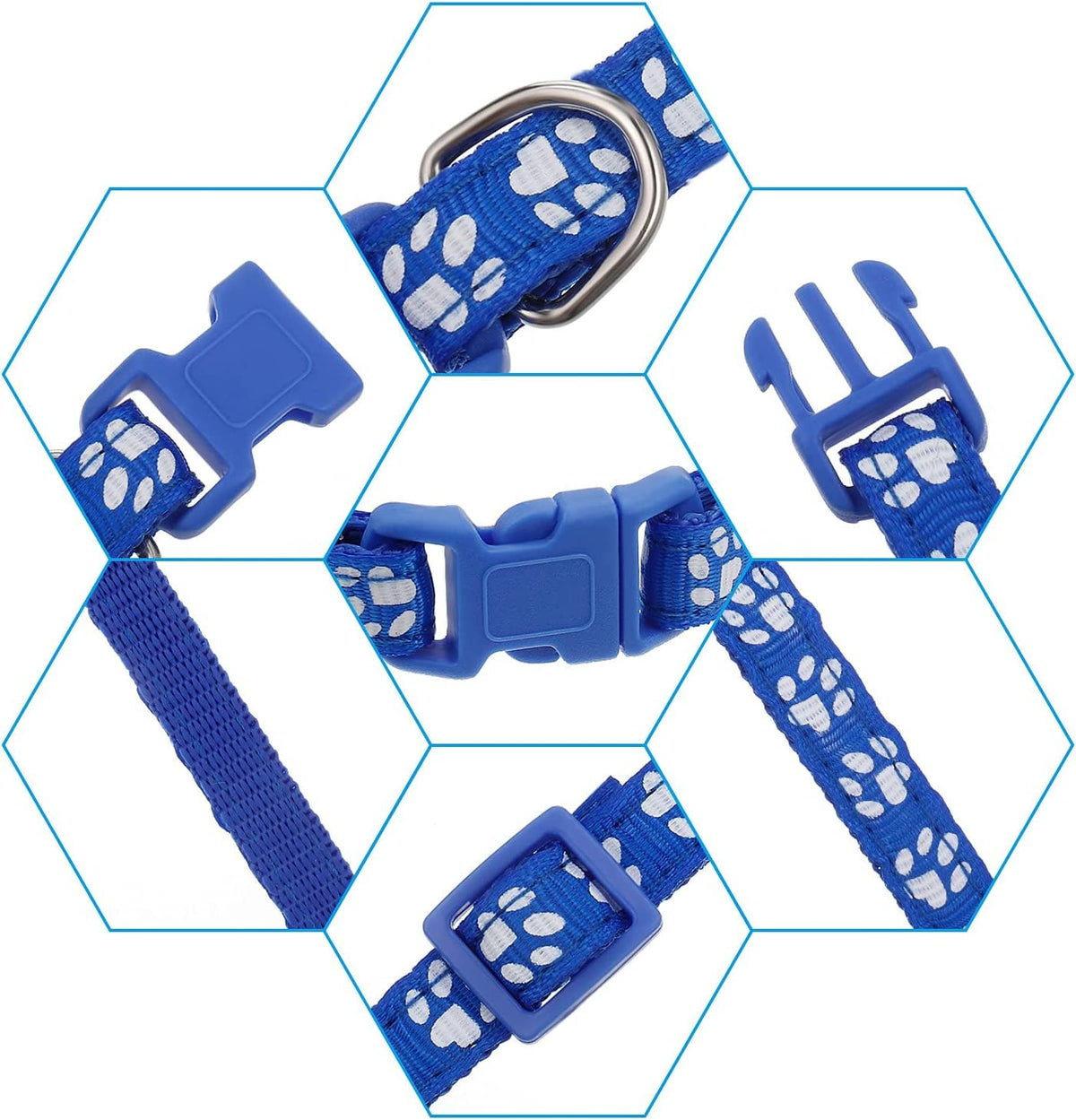 12 Pack Adjustable Puppy Collars N86430