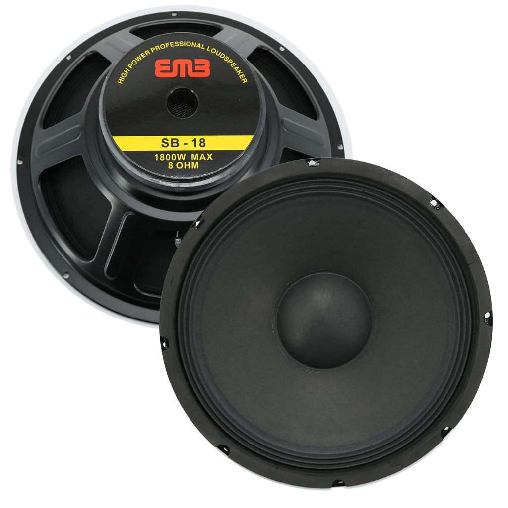 18-Inch Car Audio Subwoofer Speaker, 1800W Max Power, 8 Ohm S409