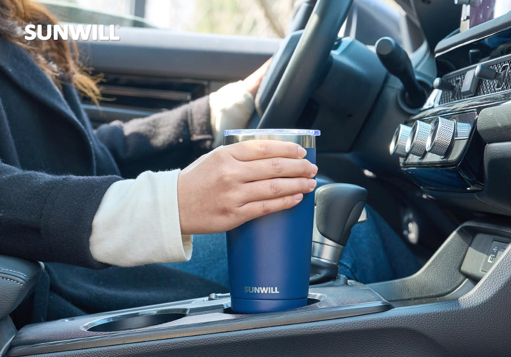 20 oz Insulated Stainless Steel Travel Tumbler with Lid D3382