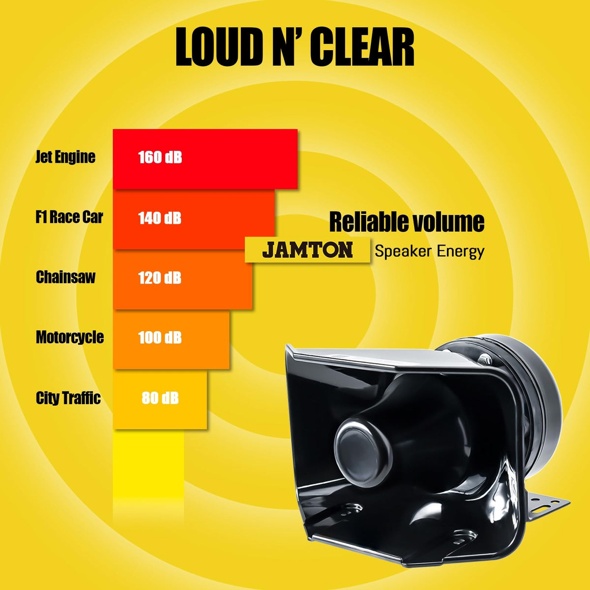 12V 400W 9 Tones Emergency Siren PA System with Microphone P650710