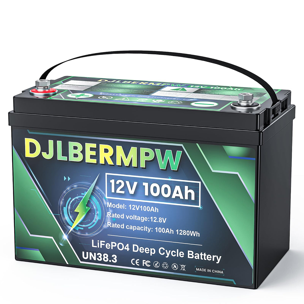 12V 100Ah LiFePO4 Lithium Battery N705