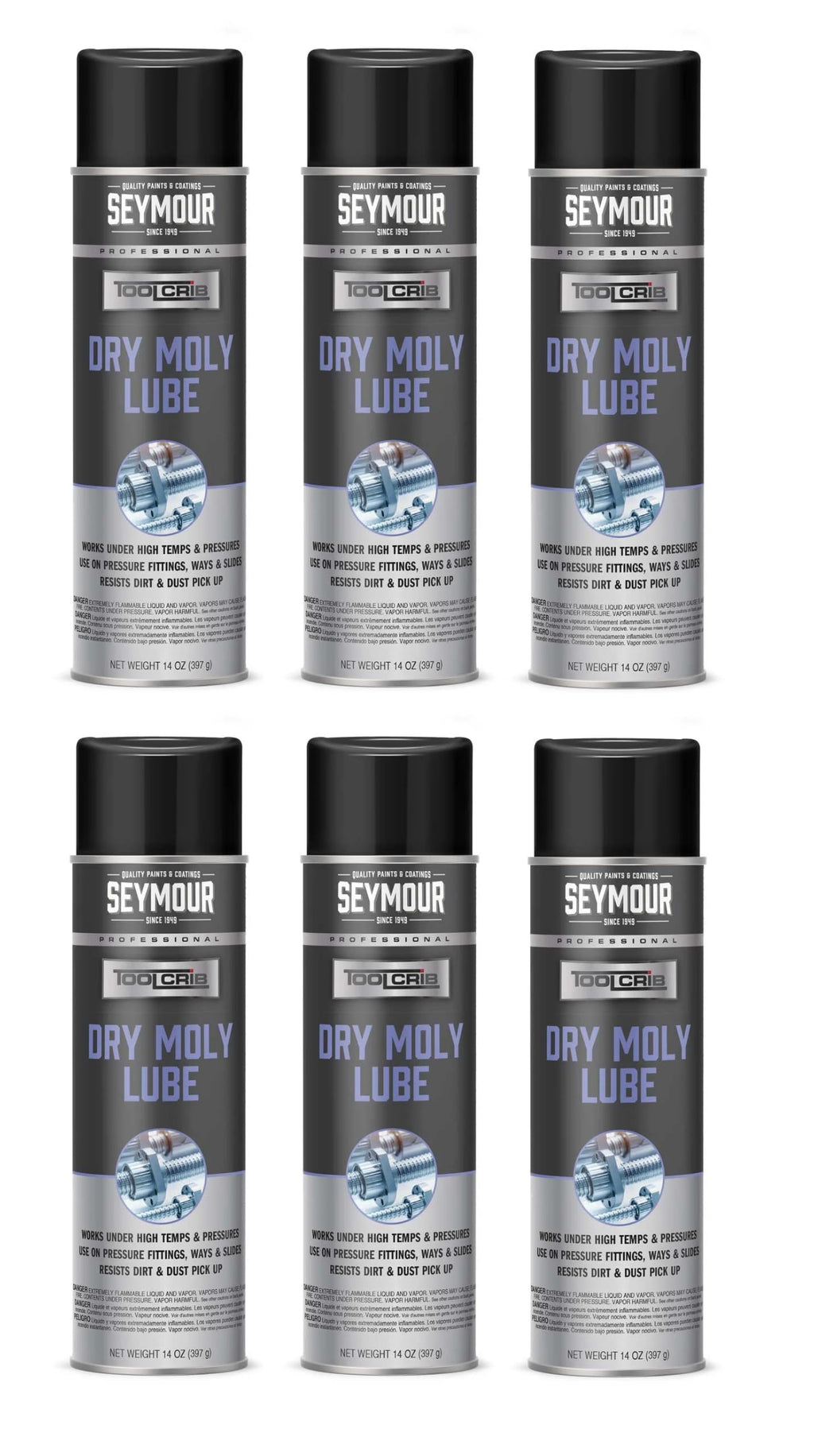 14 oz 6-Pack Dry Moly Lube E1329