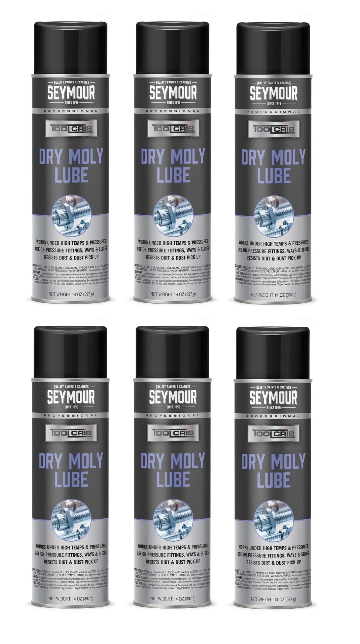 14 oz 6-Pack Dry Moly Lube E1329