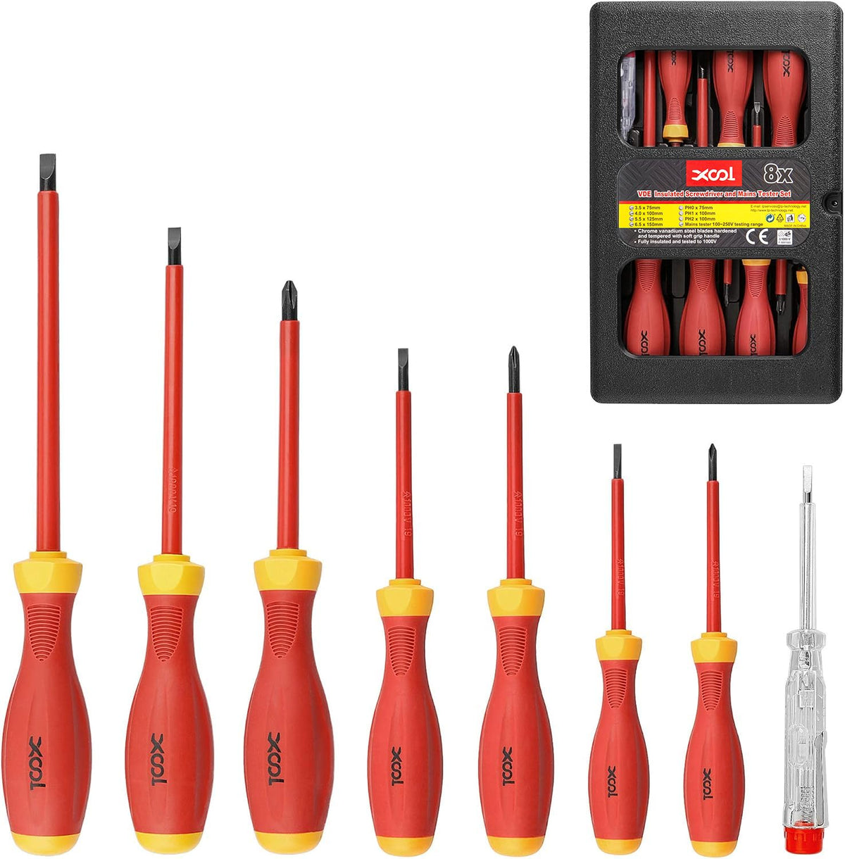1000V Insulated 8-Piece Screwdriver Set M3161