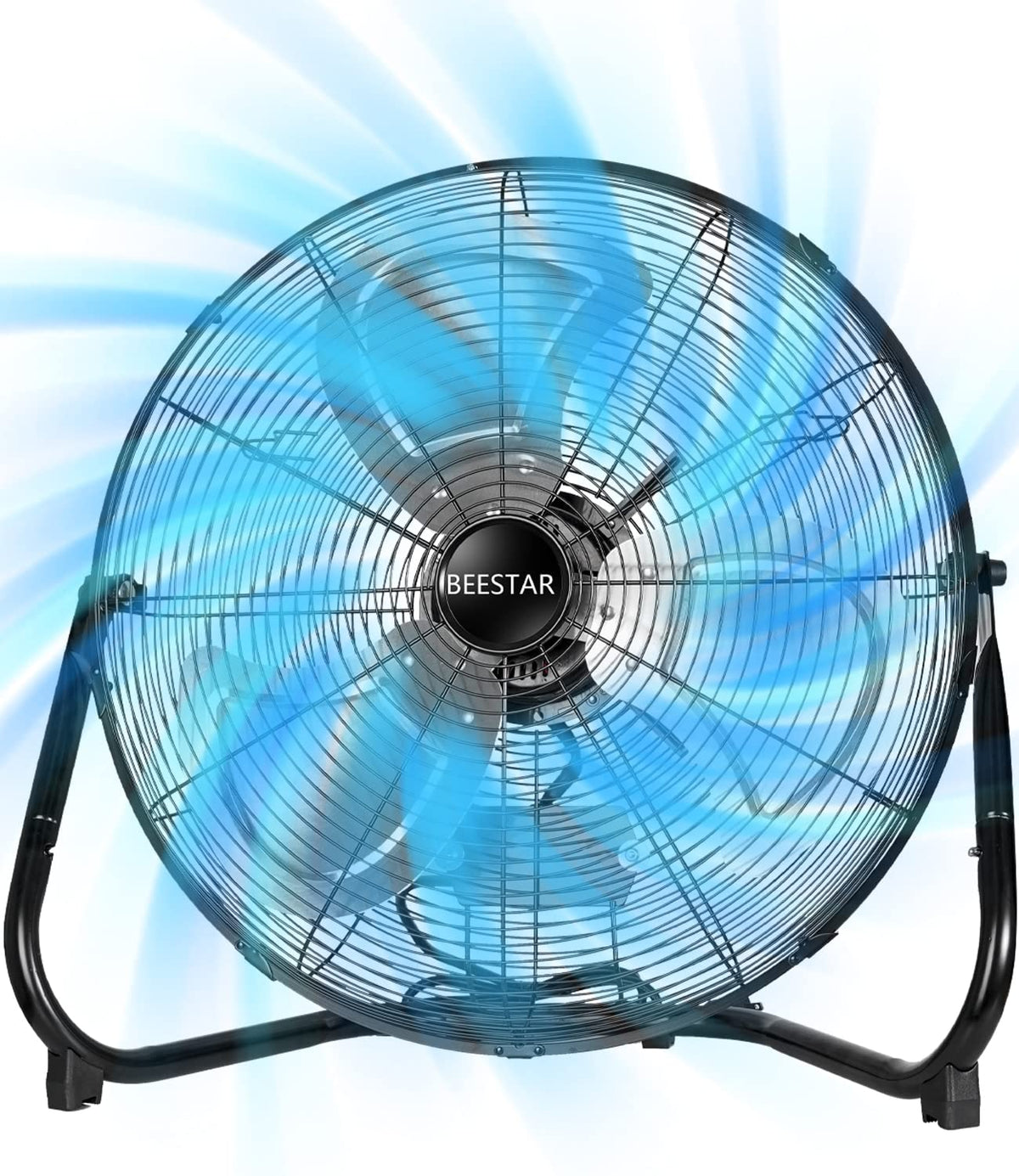 20 Inch Heavy Duty High Velocity Metal Floor Fan U863