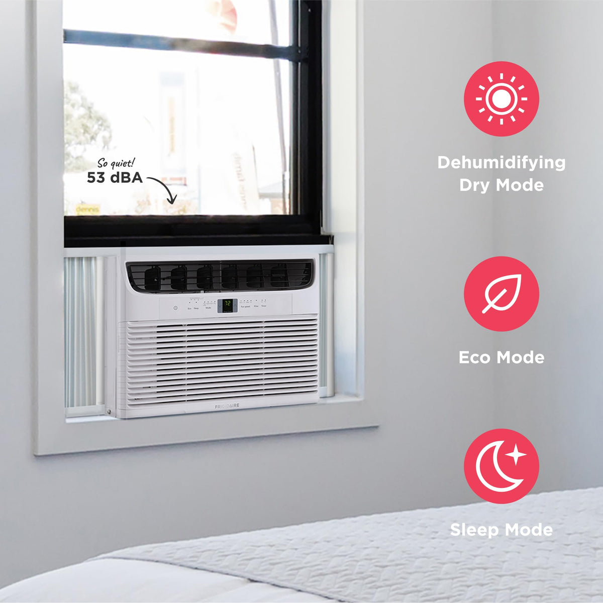 10,000 BTU White Window Air Conditioner X39987