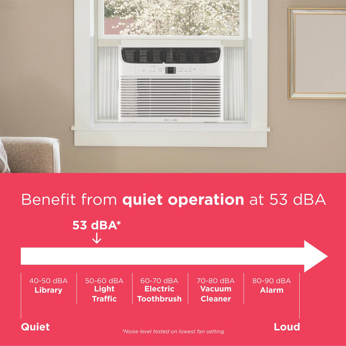 10,000 BTU White Window Air Conditioner X39987
