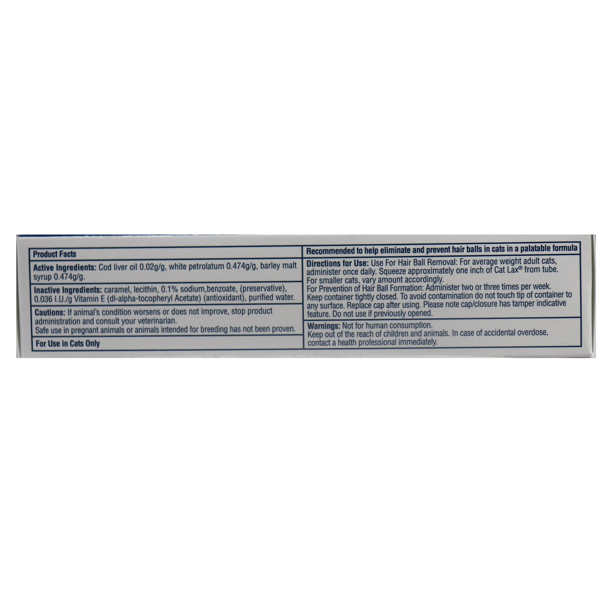 2 oz Hairball Elimination and Prevention for Cats P718124