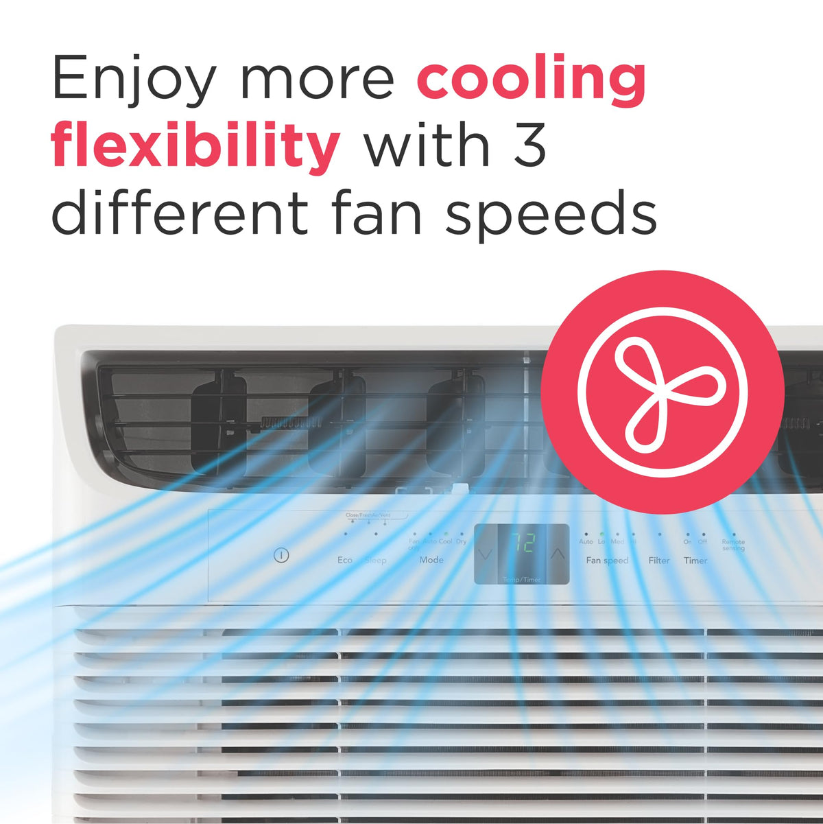 10,000 BTU White Window Air Conditioner X39987