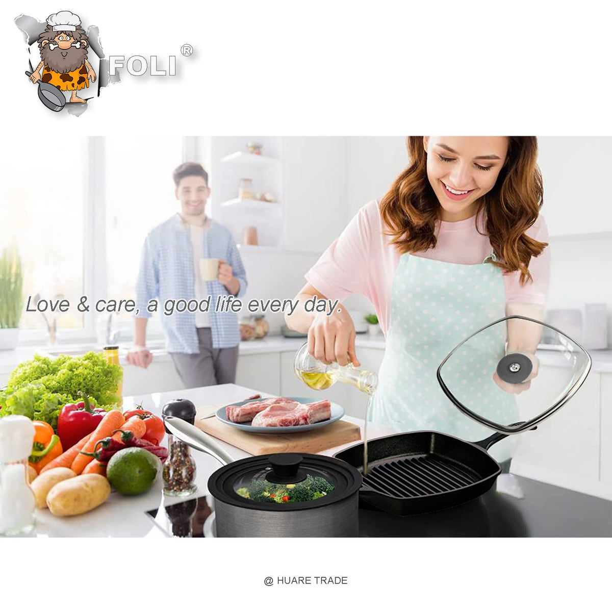 10.5" Vented Square Glass Lid I67035