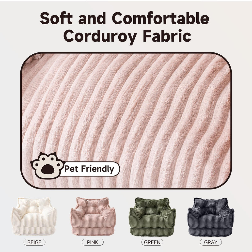 2 in 1 Folding Sofa Bed Pink C54474