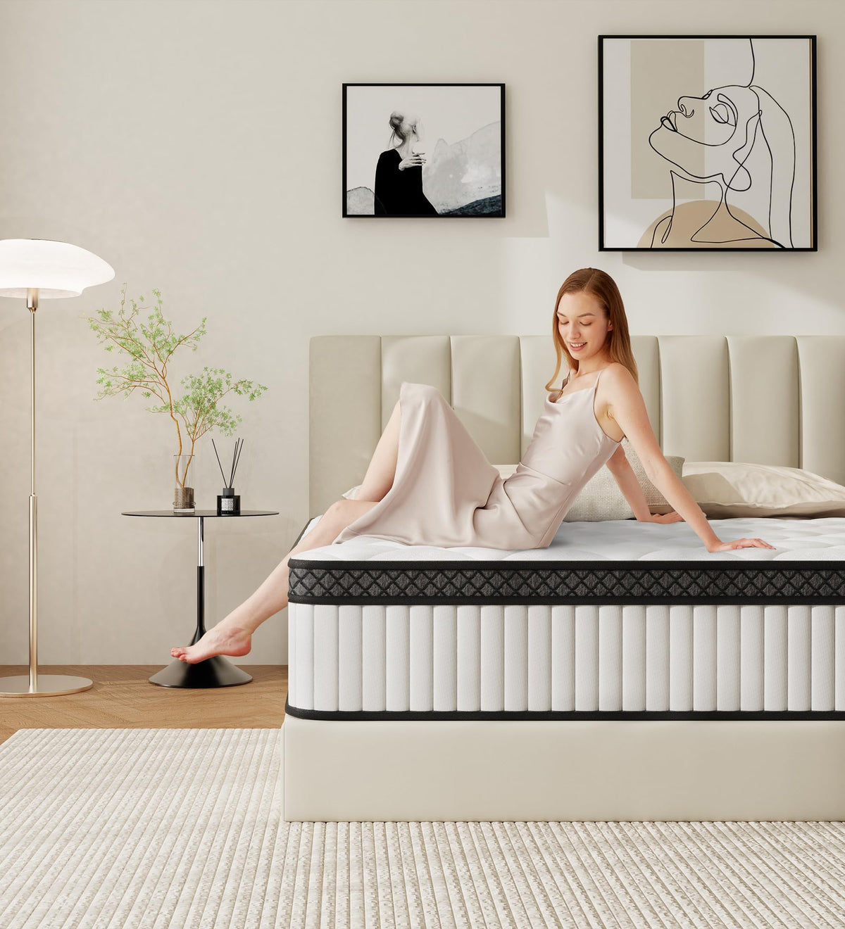 12 Inch Full Size Hybrid Mattress in a Box X2318
