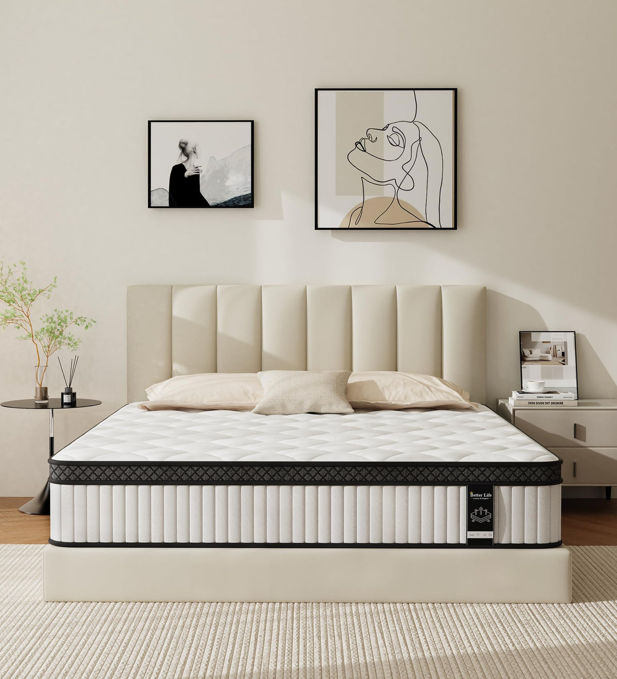 12 Inch Full Size Hybrid Mattress in a Box X2318
