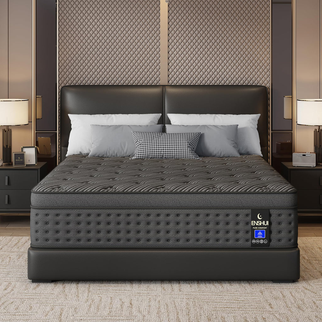 14 Inch Medium Firm Full Pocket Spring Hybrid Mattress Z71775