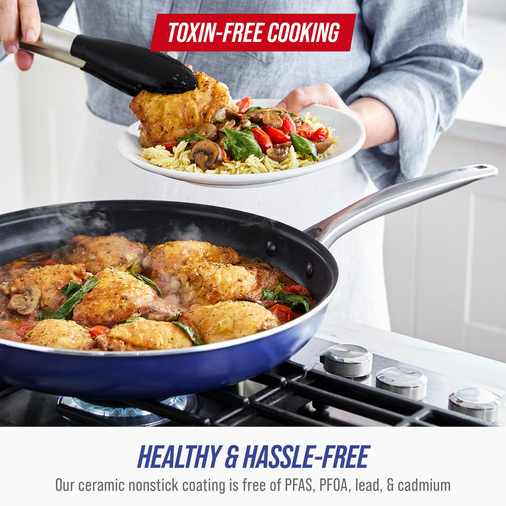12 Piece Nonstick Ceramic Cookware Set W5515